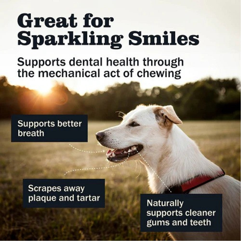 Natural Braided Bully Stick Dog Chews - Long-Lasting Dental Treat for Medium & Large Dogs - Promotes Teeth Cleaning & Healthy Gums - Perfect for Aggressive Chewers & Training Rewards