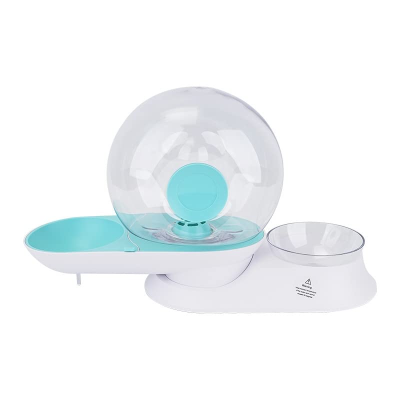 Automatic Anti-Spill Cat & Dog Food and Water Bowl Set - Dual Pet Feeding Dish with Non-Slip Base for Small to Medium Pets - Perfect for Home, Travel, and Outdoor Use