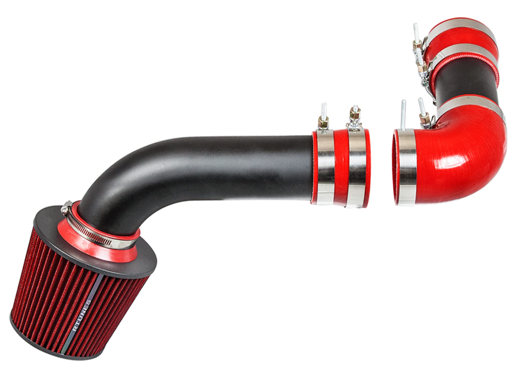 RTUNES RACING Black Pipe Cold Air Intake System with High-Performance Air Filter - Compatible with 1988-1989 Pontiac Firebird 5.0L & 5.7L V8 Engines - Improve Horsepower & Fuel Efficiency for Street Racing & Performance Driving