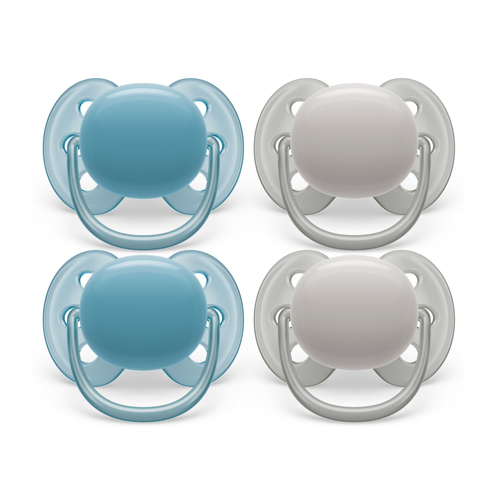 **Philips Avent Ultra Soft Pacifier for Babies 6-18 Months – 4-Pack BPA-Free, Flexible Baby Soothers with Sterilizer Carry Case (SCF091/27) – Perfect for Travel, Daycare & Comfort**