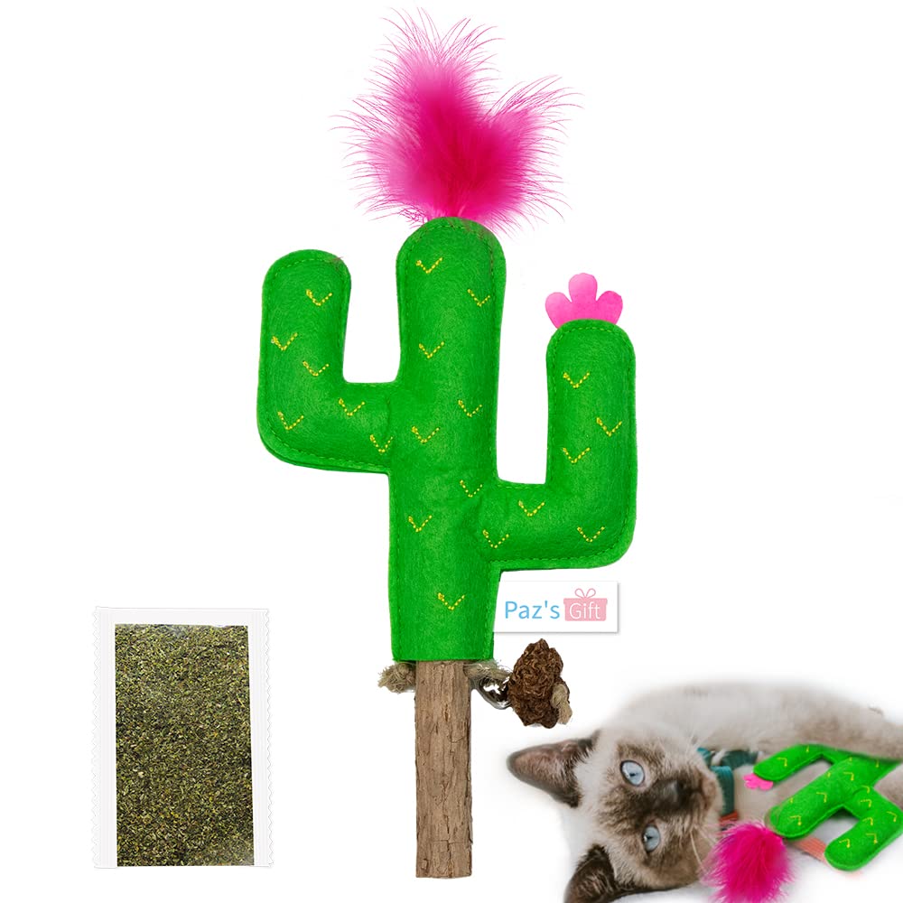 Premium Catnip & Silvervine Cat Chew Toys - Natural Teeth Cleaning Kicking Sticks for Kittens, Interactive Indoor Play for Stress Relief & Dental Health | Perfect for Teething, Playtime & Bonding with Your Feline Friend