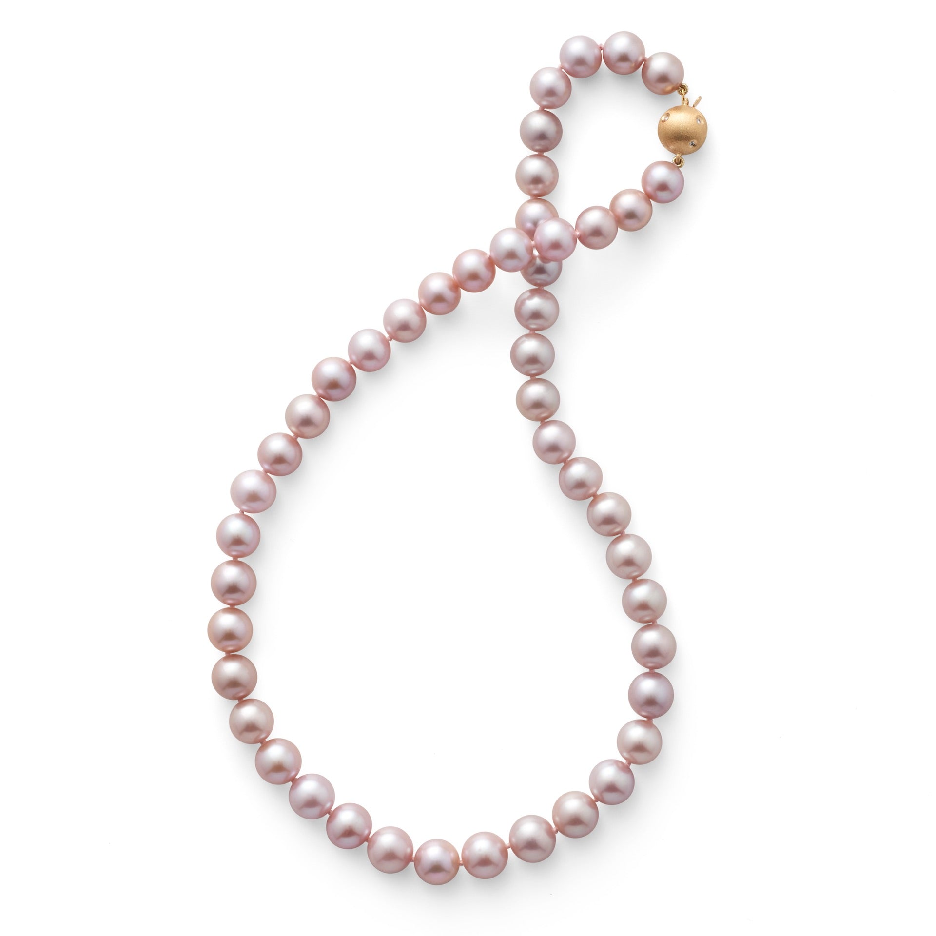 8.5mm Pink Pearl Necklace for Women - Elegant Freshwater Pearl Jewelry Gift for Brides, Valentine's Day & Special Occasions