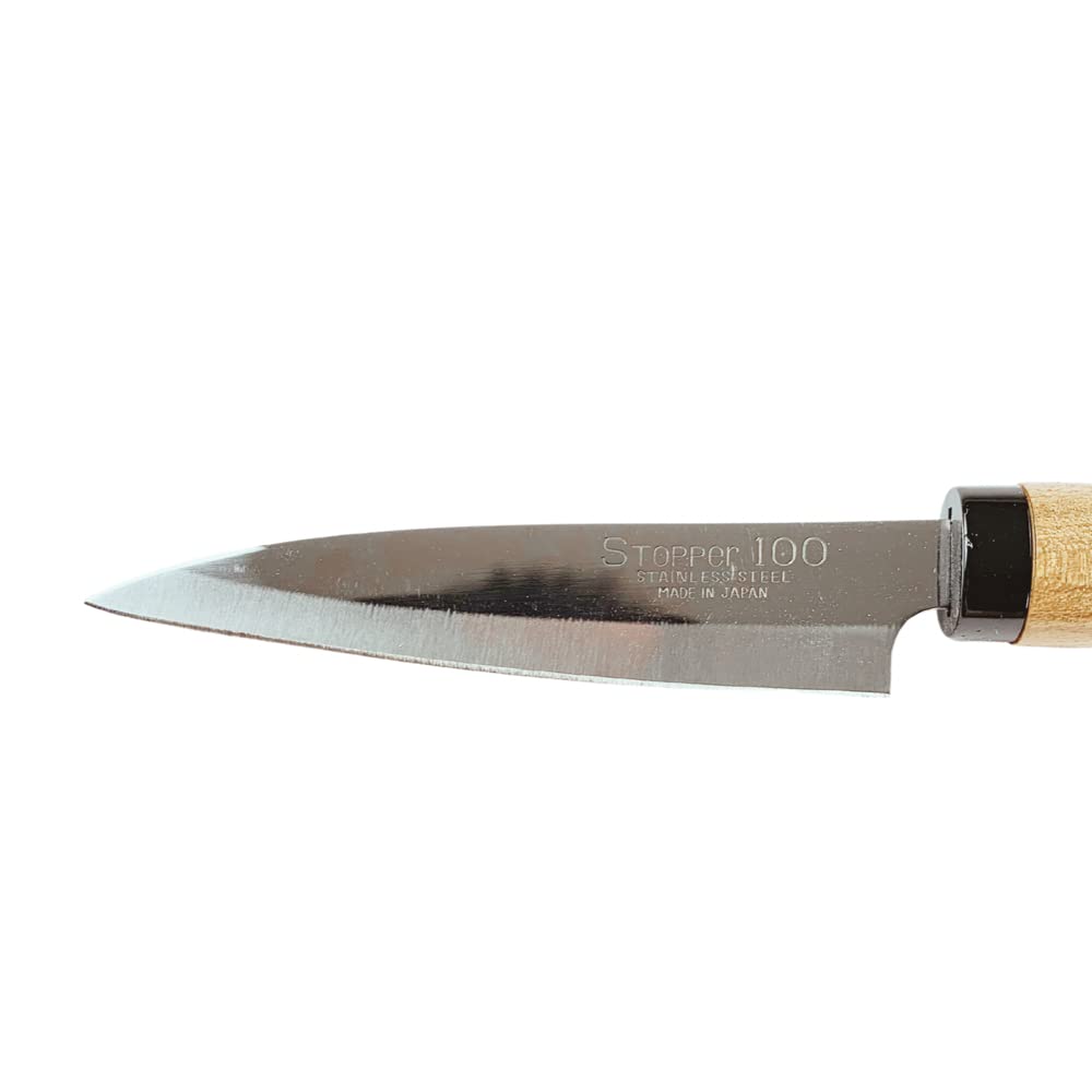 Premium Japanese High Carbon Stainless Steel Fruit & Paring Knife - Sharp Kitchen Utility Knife for Slicing Fruits, Vegetables & Precision Cutting - Made in Japan - Ideal for Home Chefs & Professional Kitchens