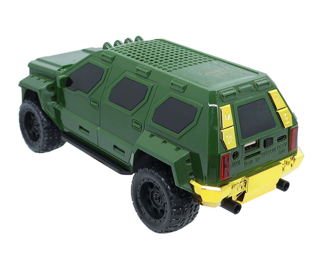 Andowl Q YX1869 Portable Wireless Bluetooth Speaker - High-Quality Sound, Waterproof, 20H Playtime for Outdoor, Travel, Camping, Truck (Green)