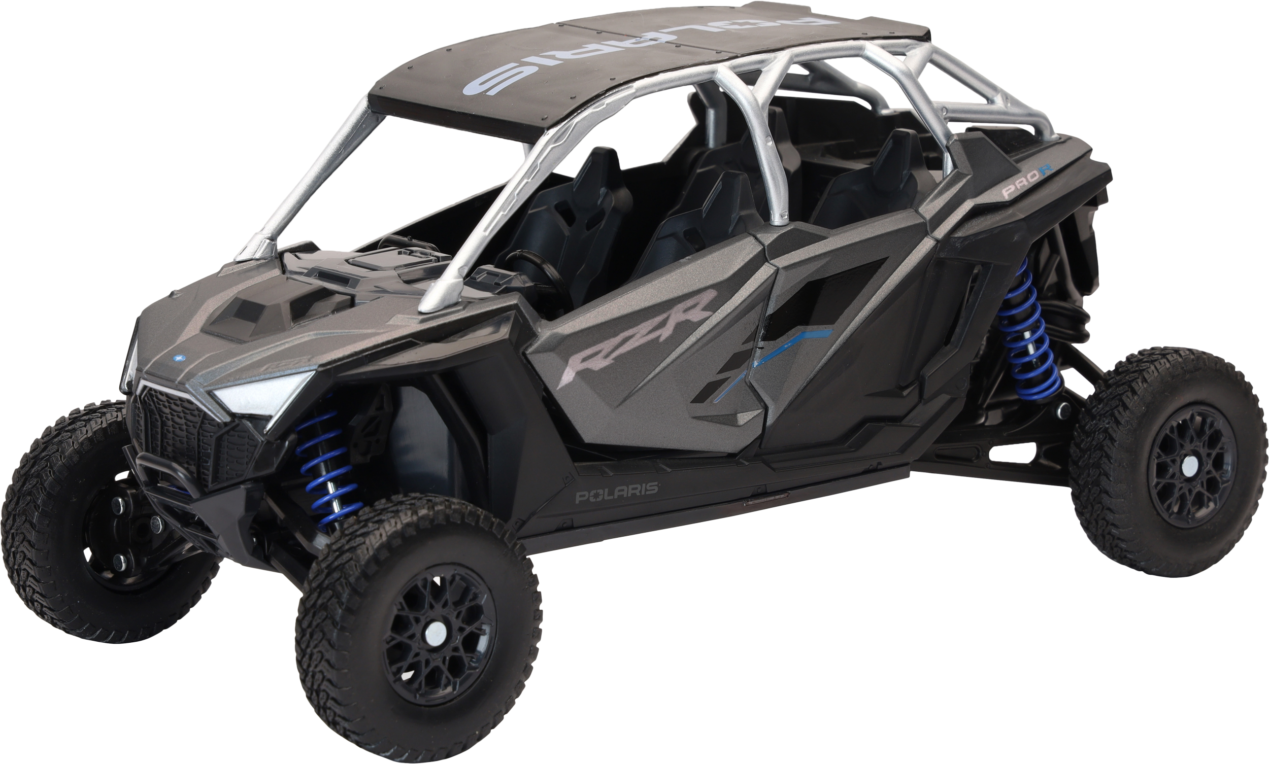1:18 Scale Polaris RZR Pro R4 Matte Heavy Metal Diecast Model Car - Off-Road Racing Collectible for Display & Gifts