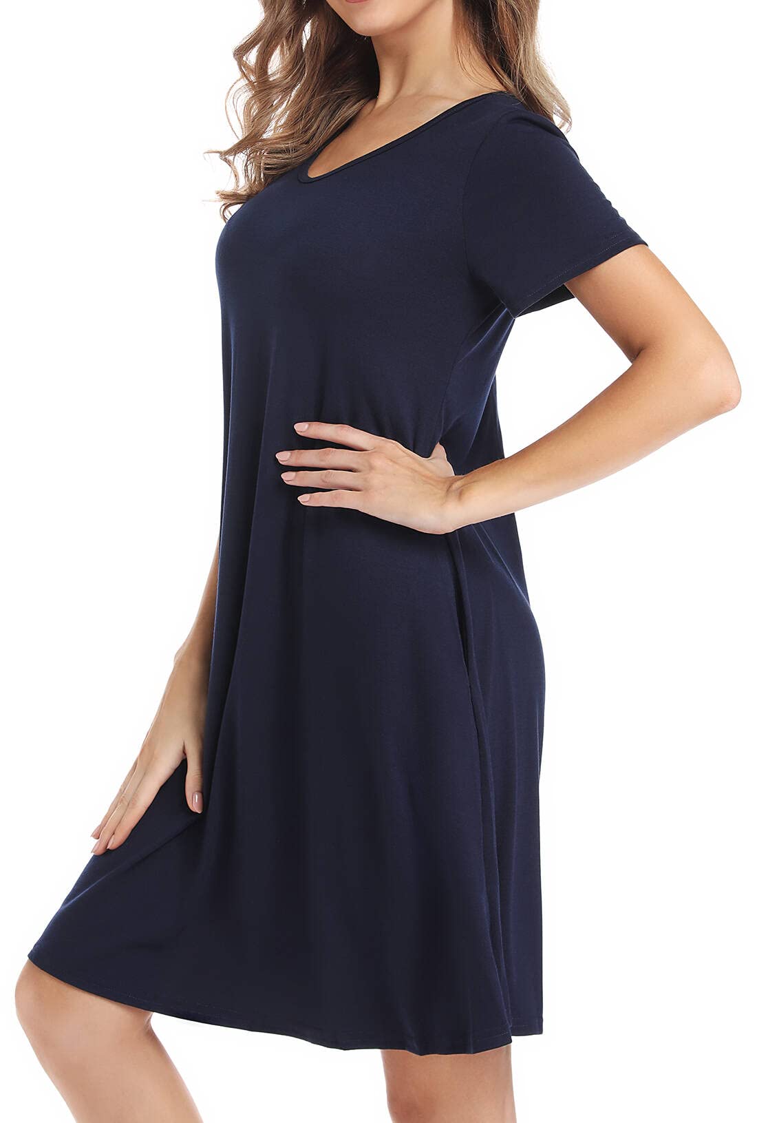 2023 Women's Summer Floral Sundress - Casual V-Neck Backless Swing Dress with Pockets | Beach Cover Up, Vacation Outfit, Boho Chic Dress for Outdoor Parties