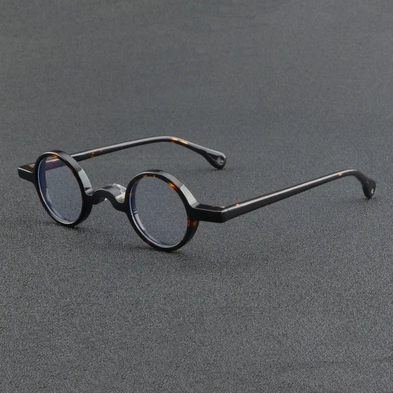 CCspace Unisex Full Rim Small Round Acetate Eyeglasses 56935 - Lightweight & Durable Frame for Reading, Work, and Everyday Use