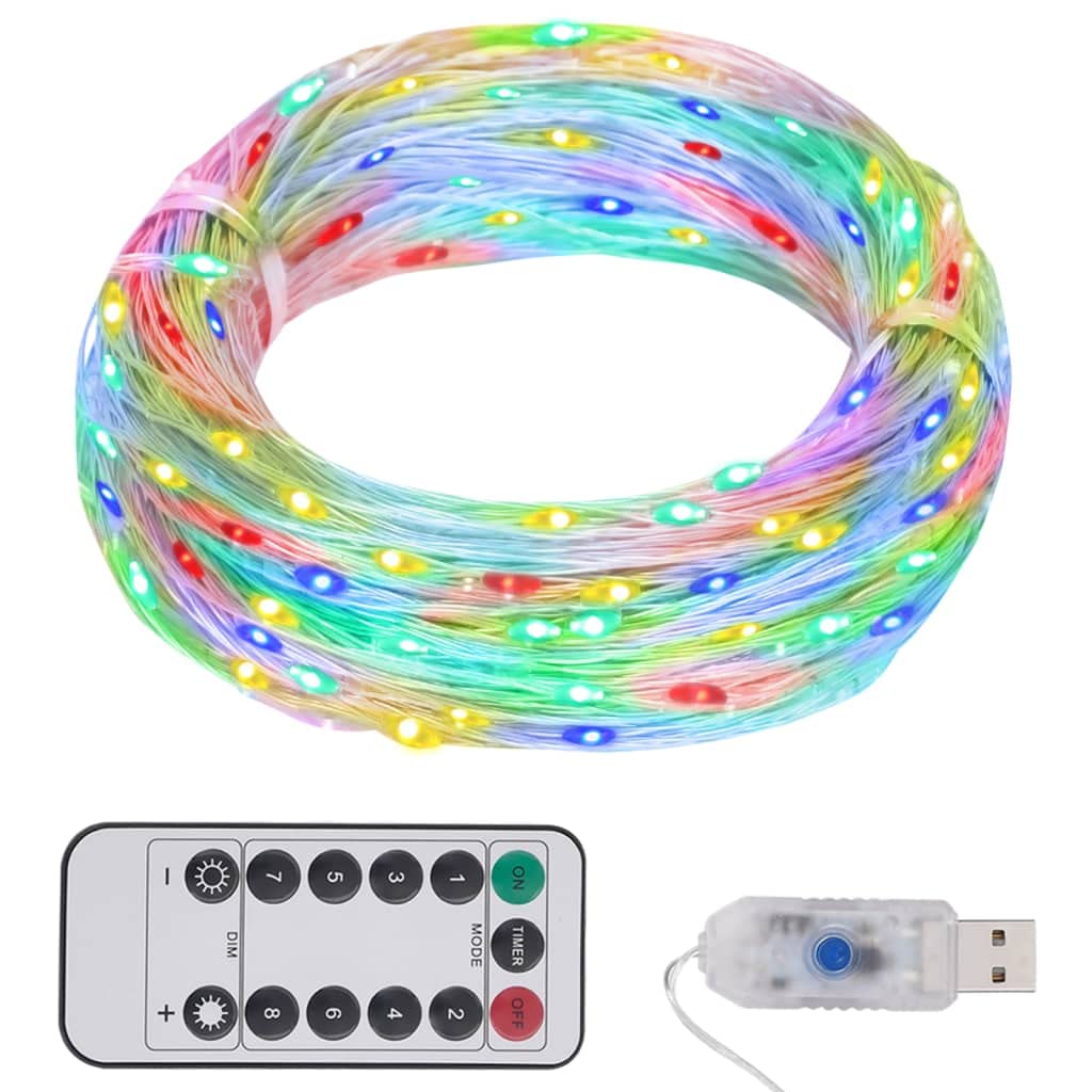 150 LED Multicolor Starry Fairy Lights - 49.2ft Indoor/Outdoor Christmas String Lights for Patio, Backyard, Home Decor | Perfect for Holiday, Wedding, Party & Garden Decoration