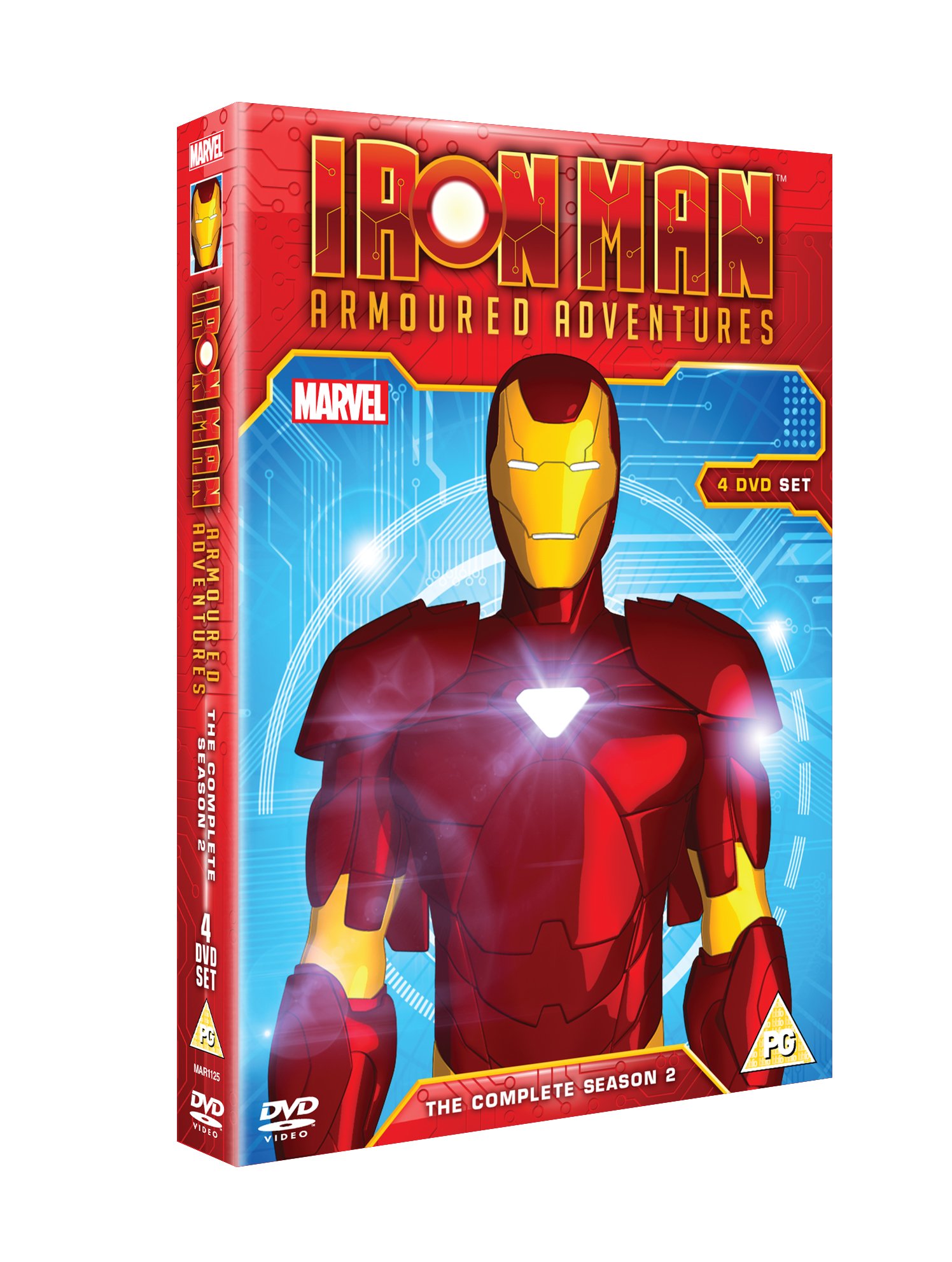 Iron Man Armored Adventures Season 2 DVD - Complete Series Collection | Marvel Superhero Action Animation | Perfect for Kids & Marvel Fans Gift