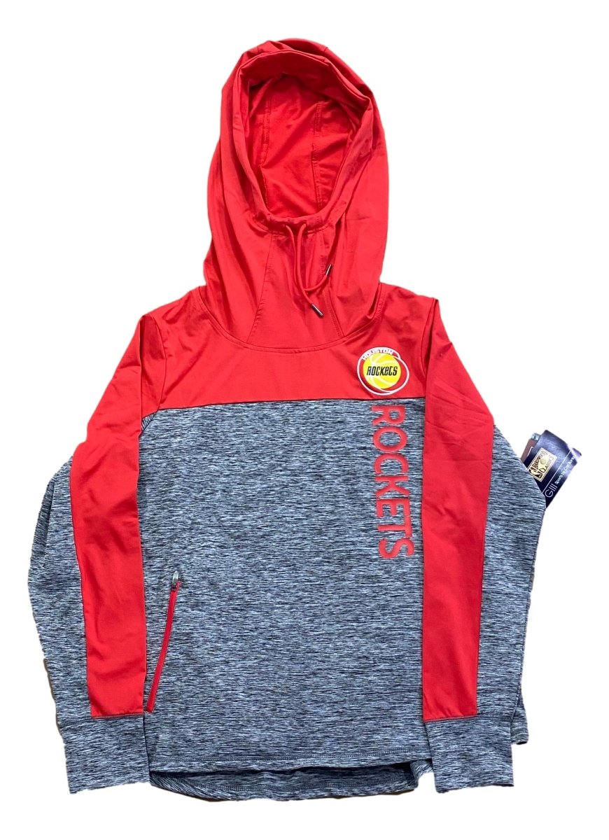 Houston Rockets Women's Gray Hoodie - Soft & Comfortable Pullover Sweatshirt for Basketball Fans | Perfect for Game Day, Casual Wear & Outdoor Activities