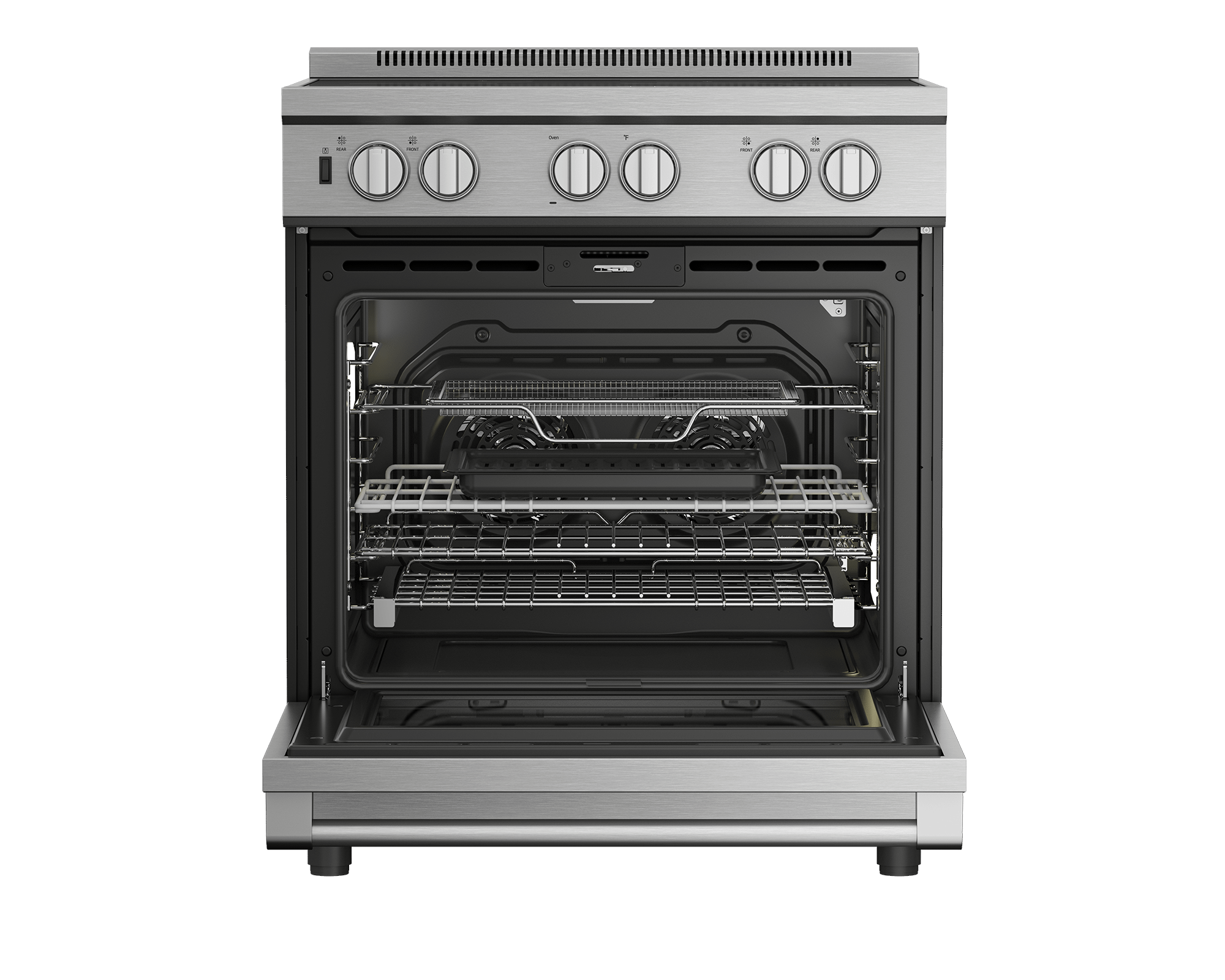 Beko PRIR34452SS 30-Inch Stainless Steel Pro Style Induction Range - Professional Kitchen Appliance for Home Chefs & Cooking Enthusiasts | Perfect for Modern Kitchens, Restaurants & Culinary Schools