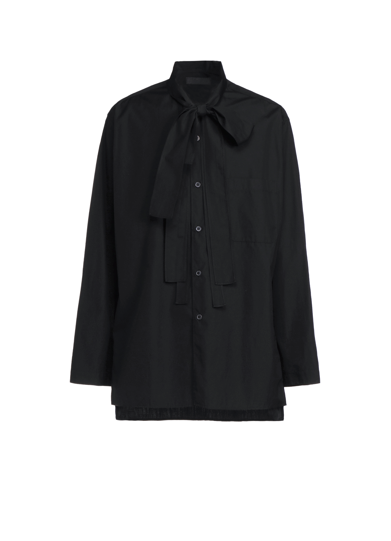 Cotton Broadcloth Bow Collar Shirt for Women - Elegant Blouse for Office, Party & Casual Wear