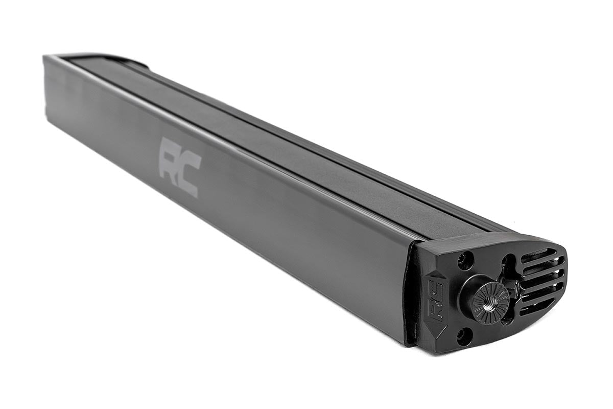 20 Inch Black Series LED Light Bar - Single Row with Amber DRL (70720BLDRLA) | Off-Road, Truck, Jeep, ATV Lighting for Night Driving & Outdoor Adventures