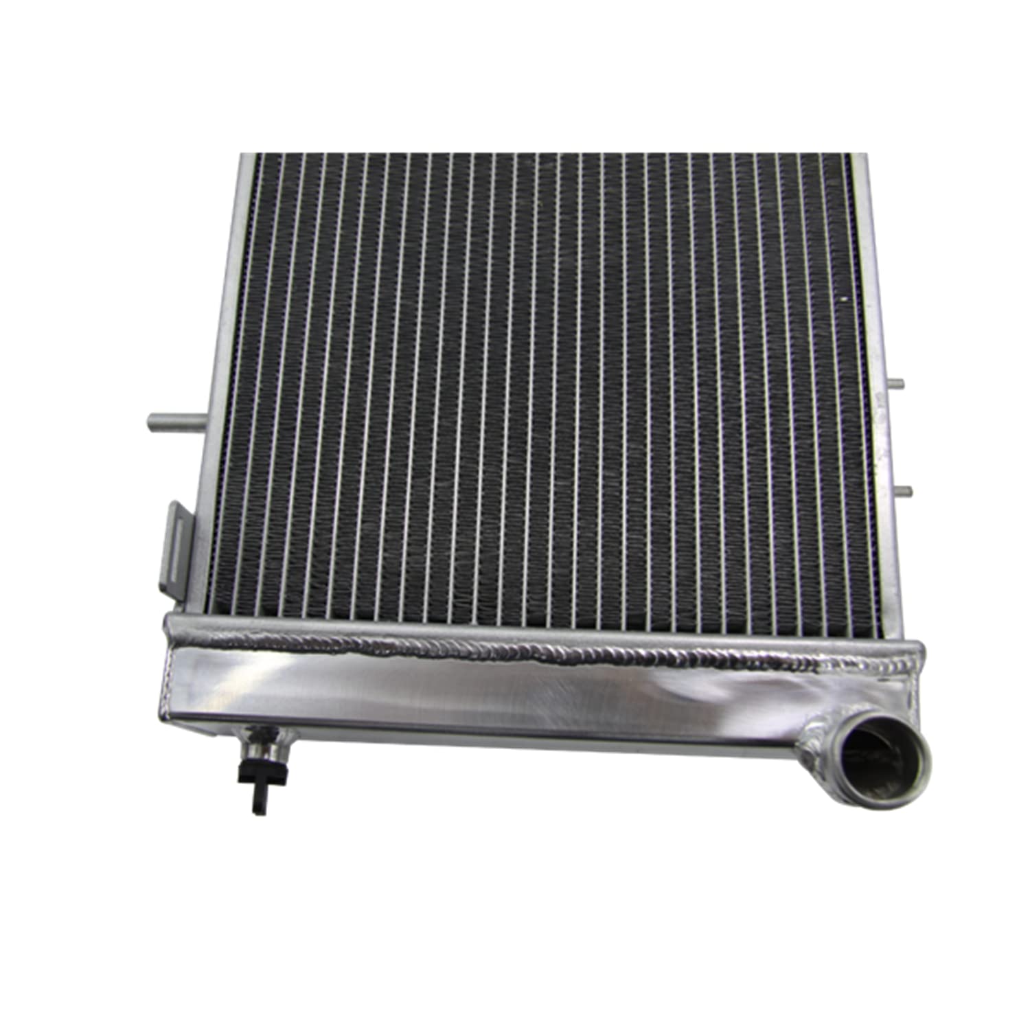 High-Performance 1 Row All Aluminum Radiator for 1991-2001 Jeep Cherokee XJ/Comanche 2.5L 4.0L L4 L6 AT MT - Includes 3x9 Fan Shroud & Relay - Perfect for Off-Roading & Daily Driving