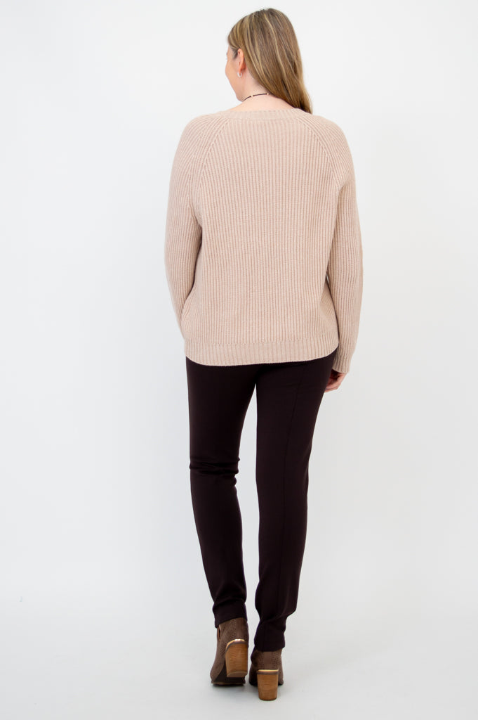 Davis Sweater for Women - 100% Natural Cotton Knitwear - Cozy & Soft Pullover for Fall & Winter - Perfect for Casual Outfits, Office Wear & Weekend Relaxation