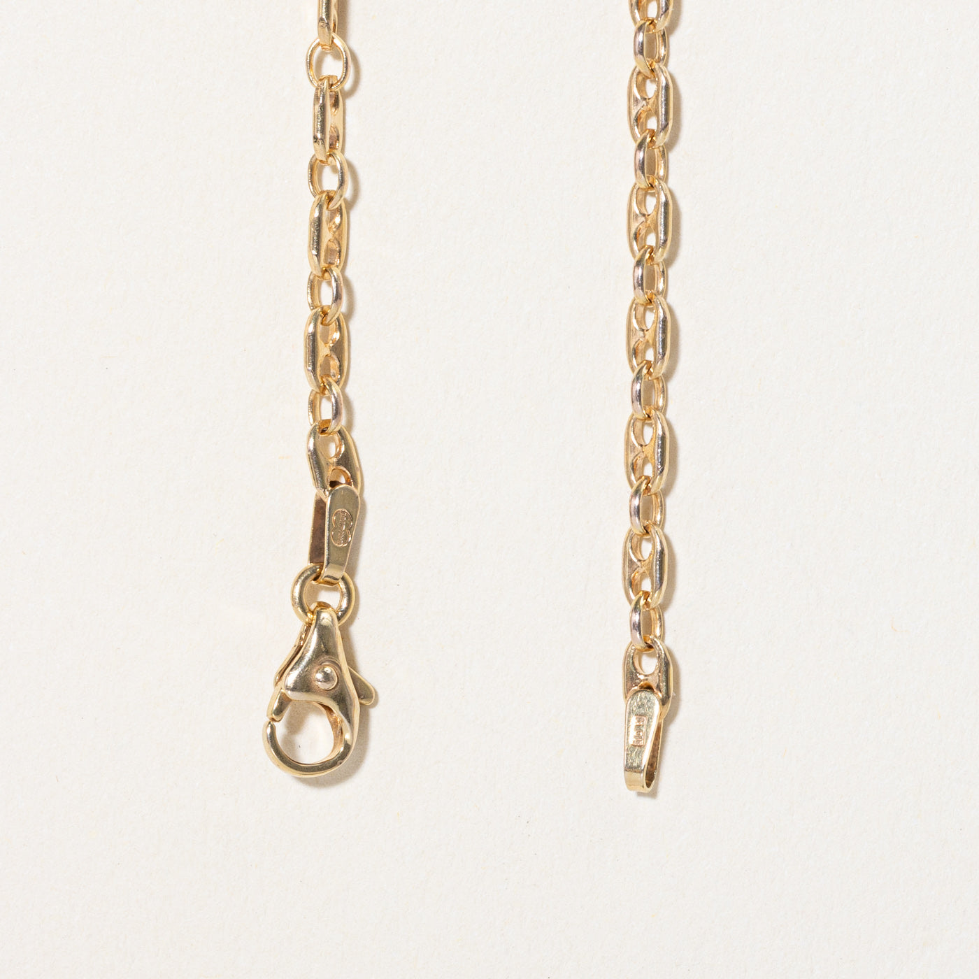 10K Yellow Gold Anchor Link Chain Necklace - 26 Inch Solid Gold Rope Chain for Men & Women - Perfect for Layering, Gifts & Everyday Wear