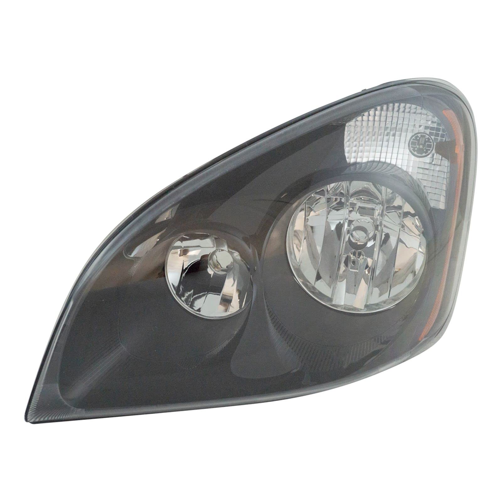 Freightliner Cascadia Headlight Assembly Set - Halogen Compatible Headlights for Driver & Passenger Side (2008-2016 Models) | Durable Replacement for Truck Lighting & Night Driving Safety