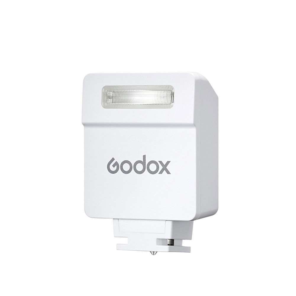 Godox iM22 Mini Universal Flash with Lithium Battery - Compact & Powerful Photography Light for DSLR & Mirrorless Cameras - Perfect for Portraits, Events & Studio Shoots (White)