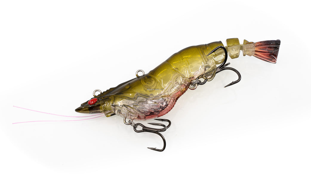 Chasebaits Armour Prawn 110/85 Fishing Lures - Saltwater & Freshwater Soft Plastic Bait for Bass, Trout, and Walleye - Perfect for Kayak Fishing and Shore Casting