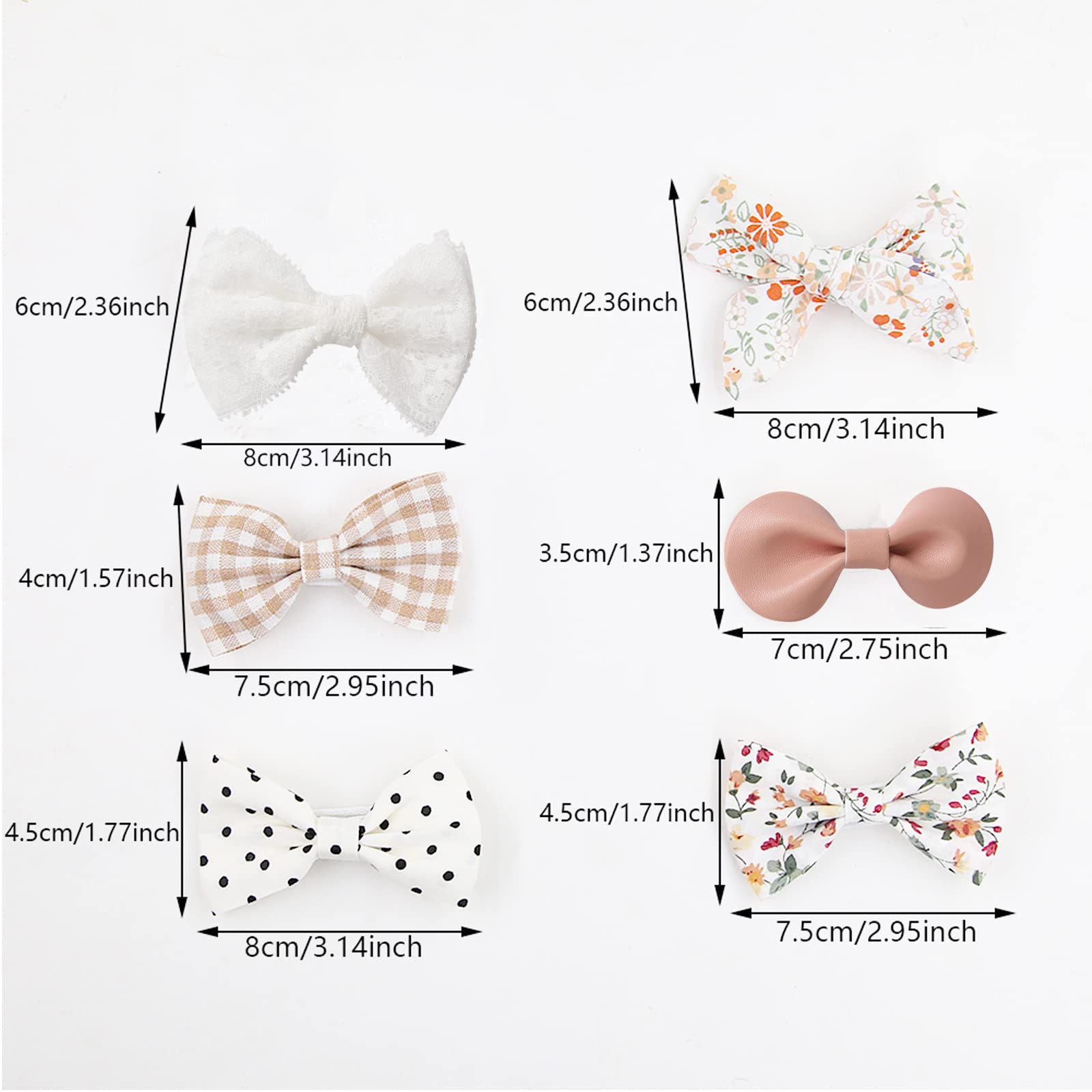 Non-Slip Baby Hair Clips for Girls - Soft Lined Barrettes & Hair Bows for Infants & Toddlers - Perfect for Daily Wear, Parties, and Special Occasions