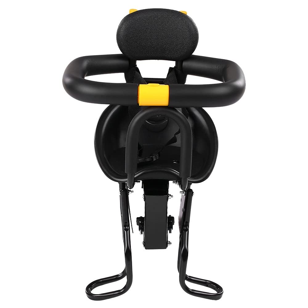 **SXZHSM Kids Bike Front Mount Seat - Adjustable & Safe Child Bicycle Carrier with Handrail for Toddlers & Infants - Compatible with Mountain Bikes, Road Bikes & Commuting - Perfect for Family Rides, Outdoor Adventures & Daily Errands**