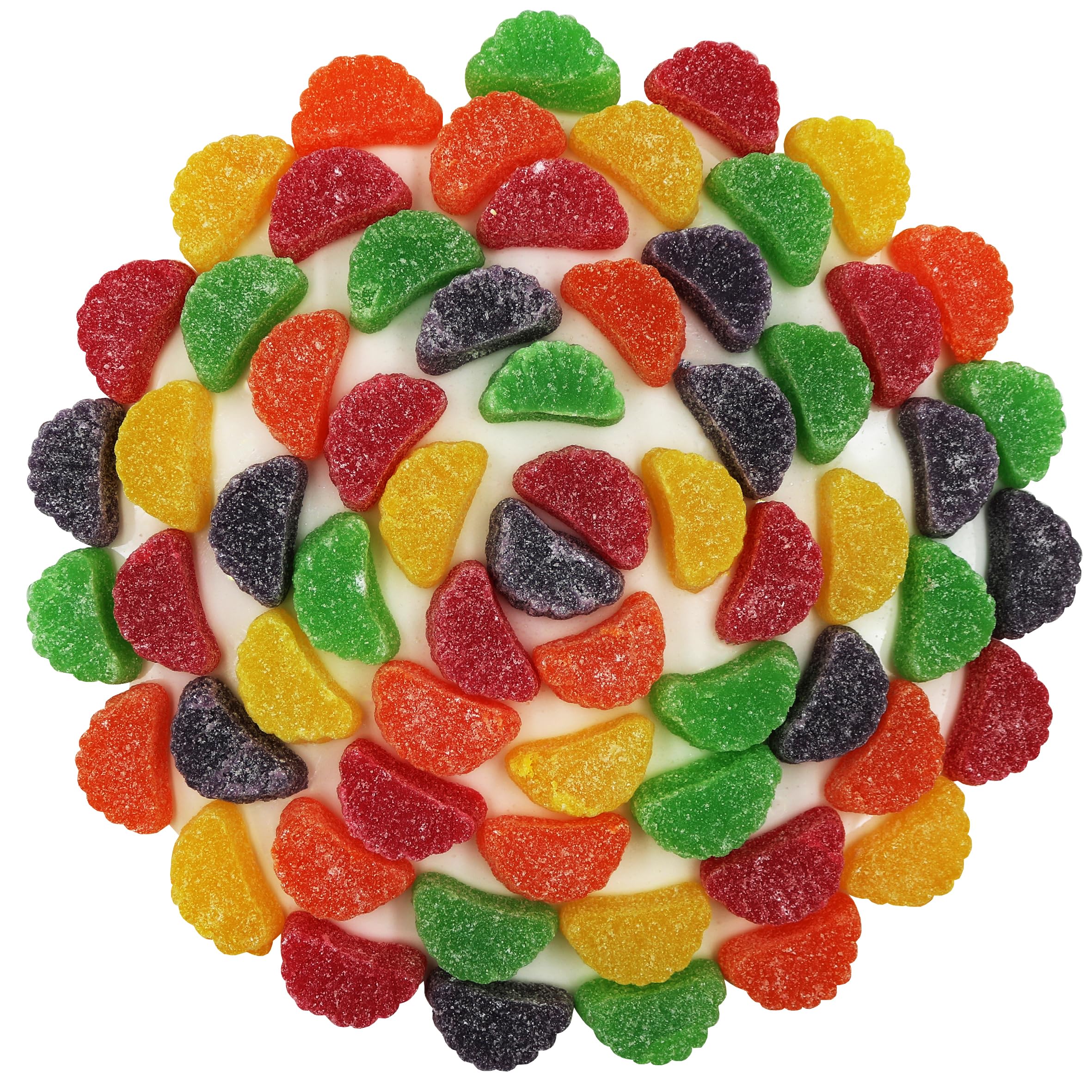 FirstChoiceCandy Assorted Fruit Slices Jelly Wedges - 5 Pound Bulk Candy for Parties, Baking, and Gift Baskets | Sweet & Chewy Candy Treats