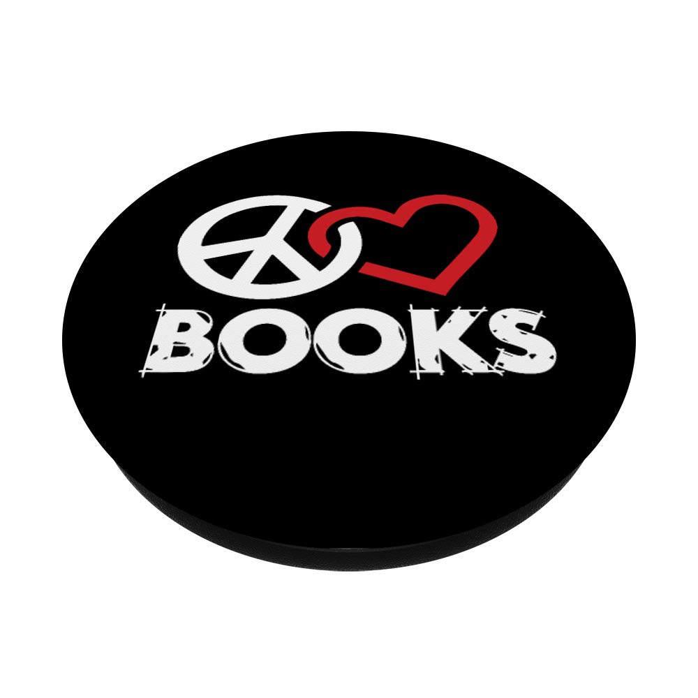 Peace Love Books - Best Gifts for Book Lovers & Reading Enthusiasts | Perfect for Book Clubs, Birthday Presents & Cozy Reading Nooks