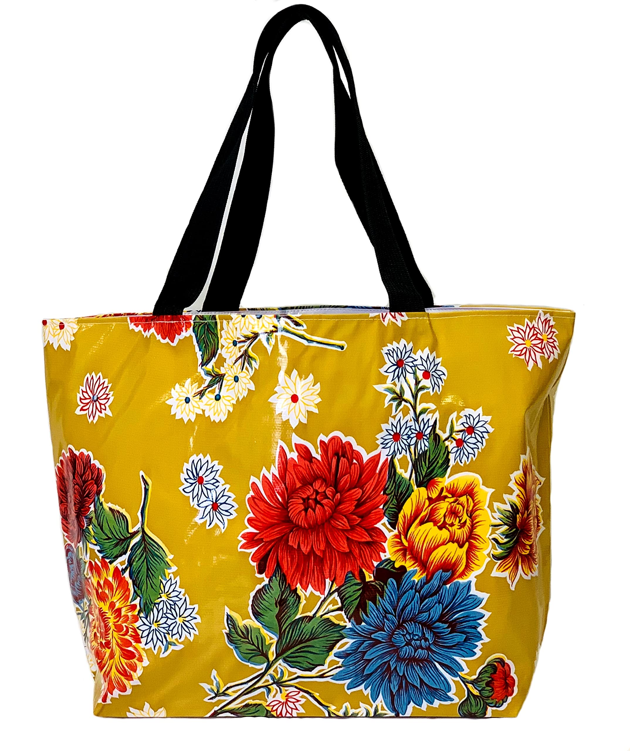 Alux Waterproof Tote Bag for Women - Large Durable Eco-Friendly Handbag for Beach, Work, Gym & Travel - Easy to Clean Lightweight Carryall - Perfect for Commuting, Shopping & Daily Essentials