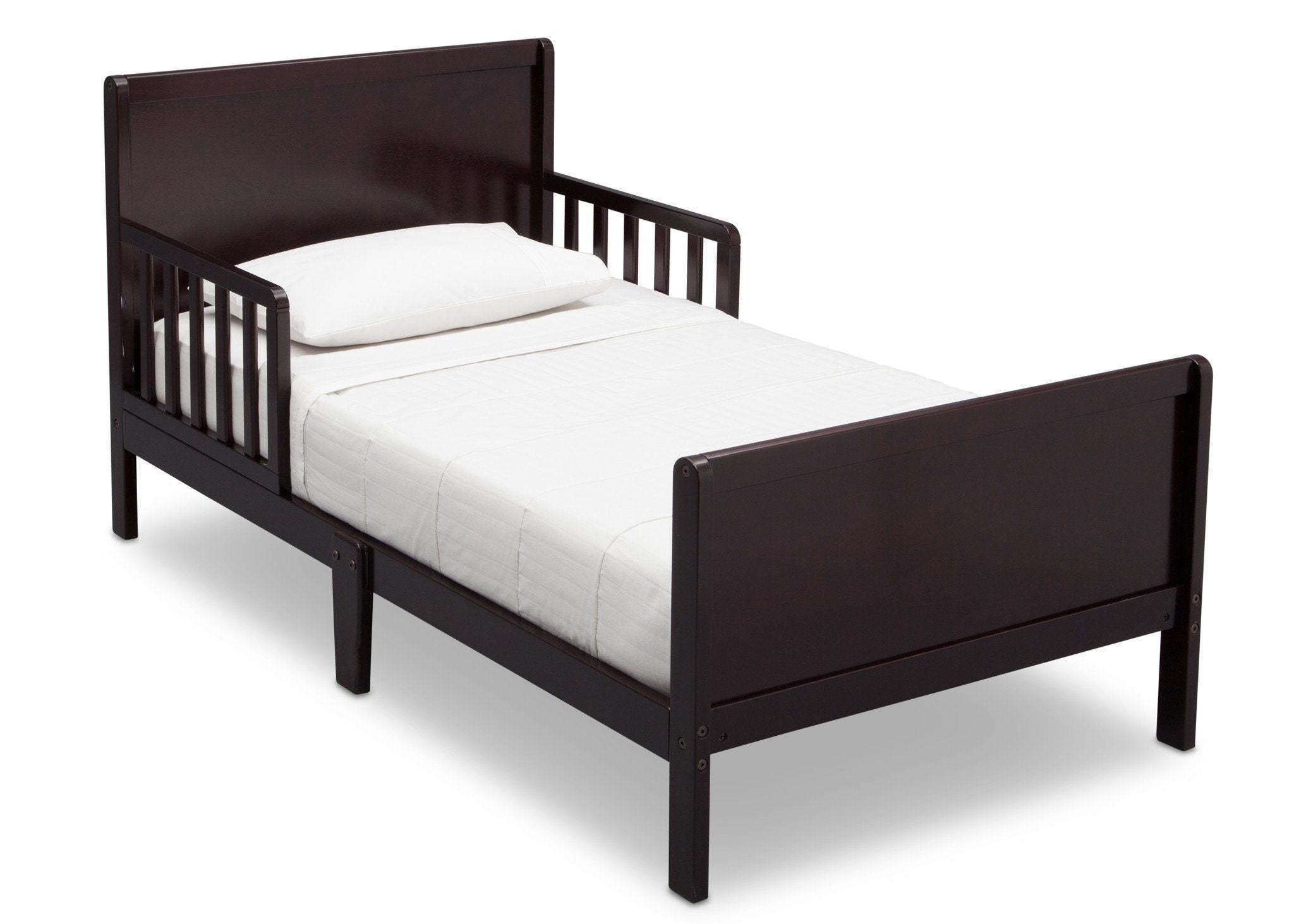 Stylish and Safe Toddler Bed for Kids - Comfortable & Durable Wooden Toddler Bed for Boys and Girls - Perfect for Nursery, Bedroom, or Daycare Use