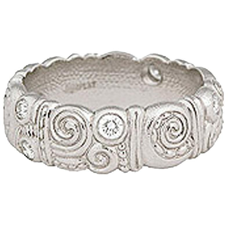 Alex Sepkus Crowned Nautilus Large Ring - Sterling Silver Statement Jewelry for Women | Elegant Cocktail Ring for Parties, Weddings & Special Occasions