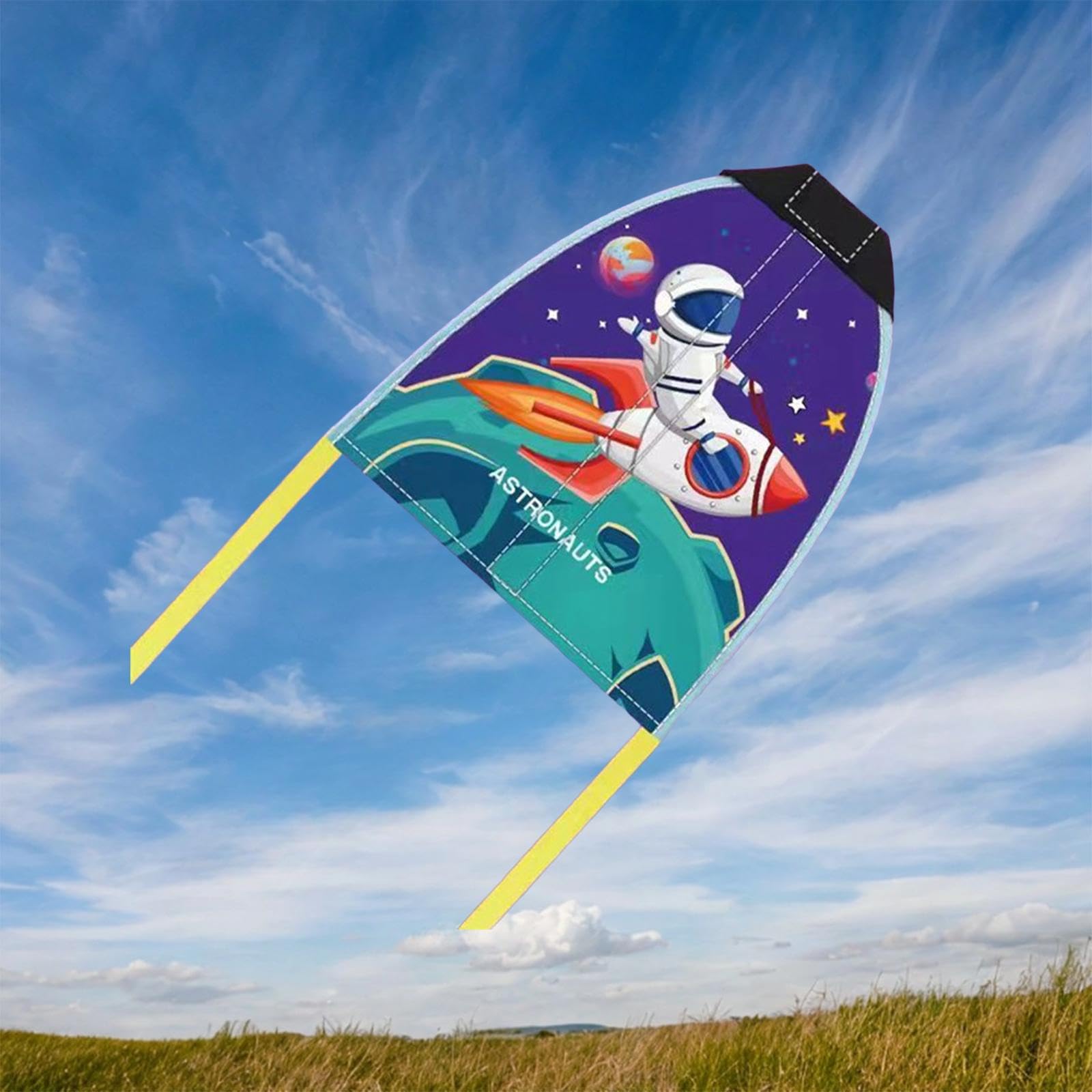 Kids Thumb Ejection Kite - Mini Portable Kite for Children, Easy to Fly Lightweight Outdoor Toy - Perfect for Beach, Park & Backyard Play