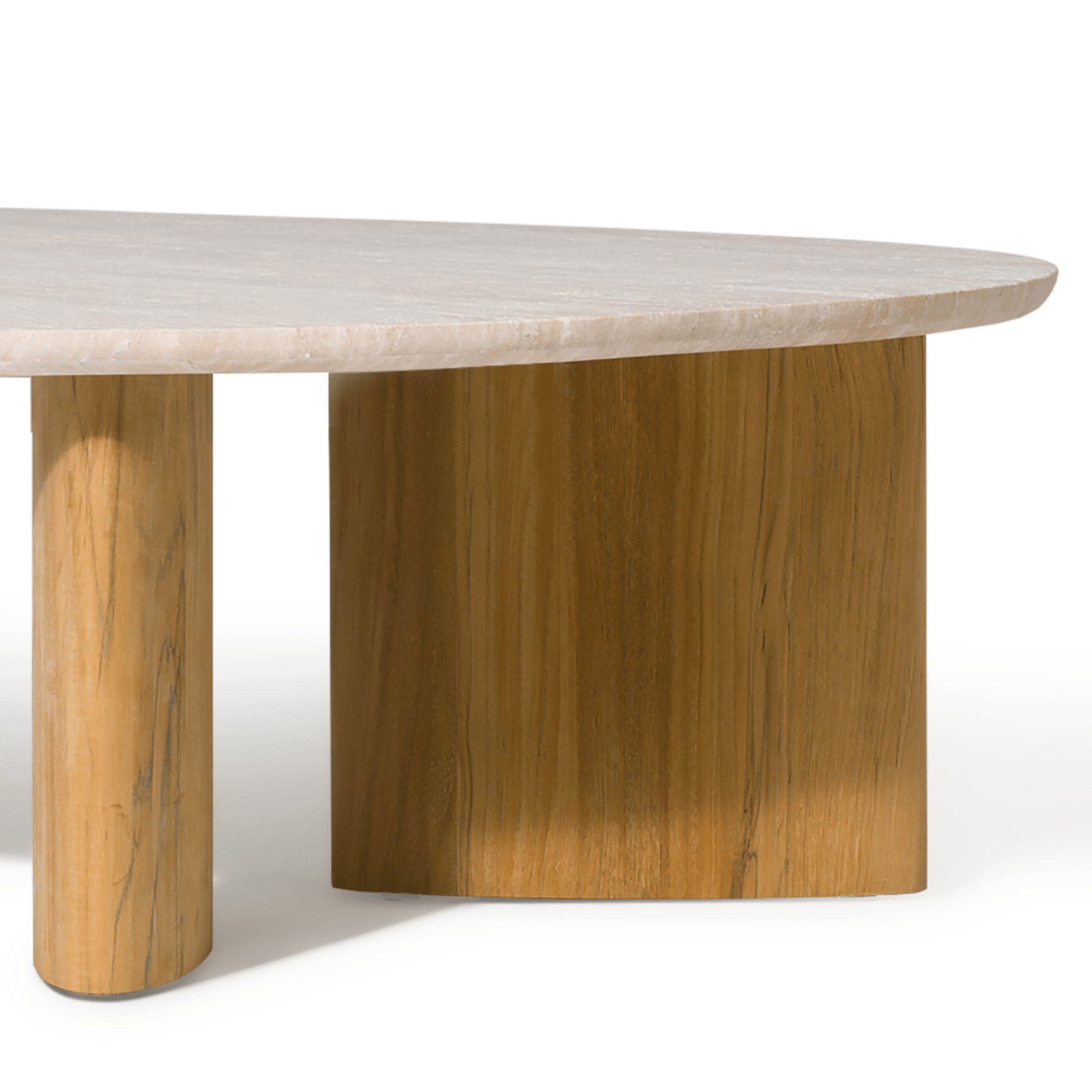 Premium Teak Wood Oblong Coffee Table - 64