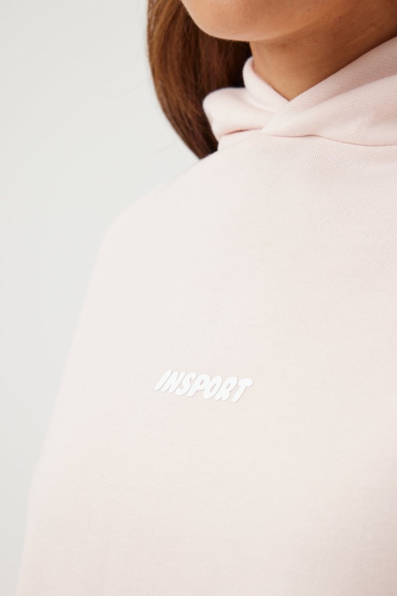 INSPORT Unisex Frankie Hoodie - Soft Pink Pullover for Men & Women | Cozy Casual Wear for Gym, Running, and Everyday Outfits