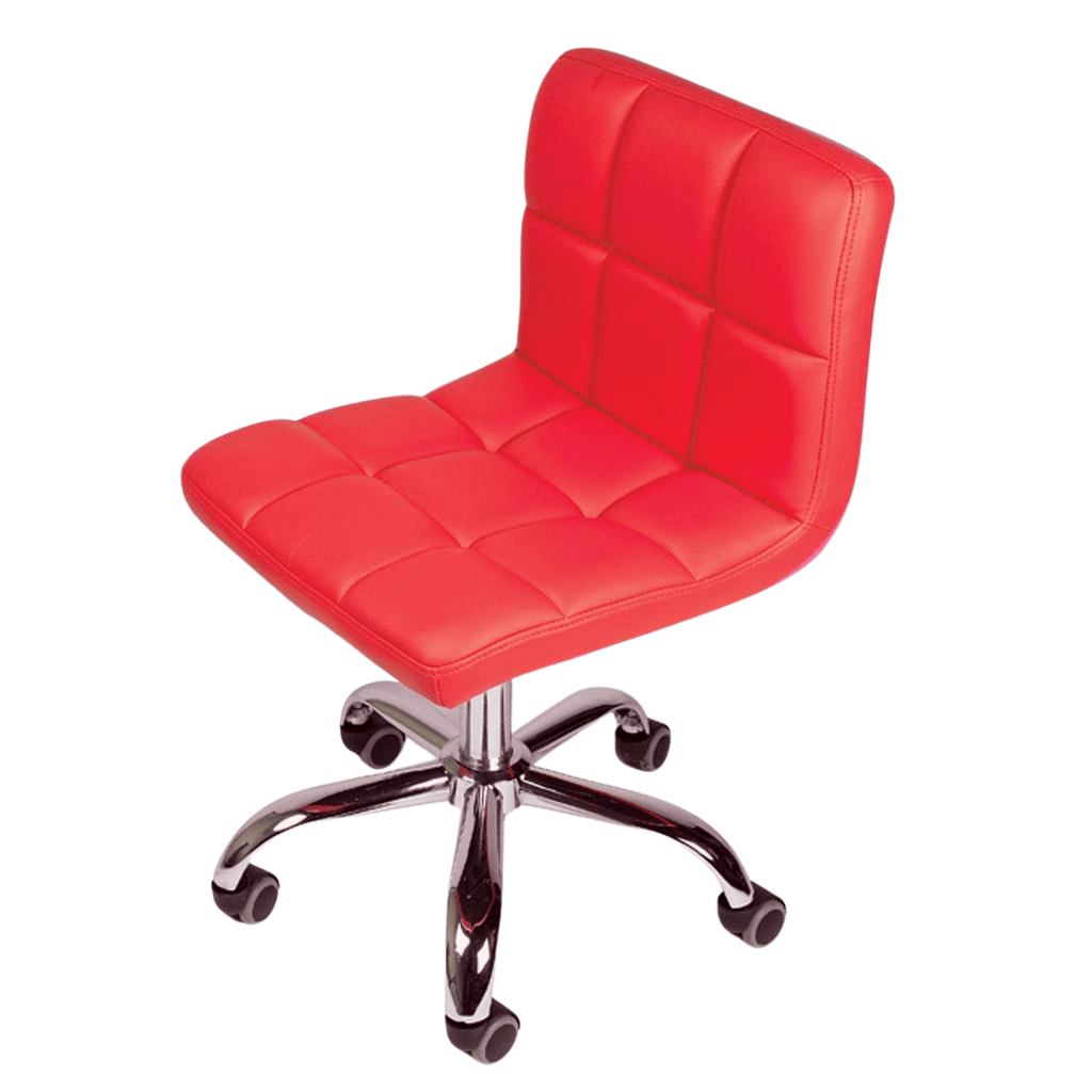 J&A Professional Salon Stool for Cookie, Manicure & Pedicure Technicians - Adjustable Height, Ergonomic Design for Comfortable Nail & Beauty Services