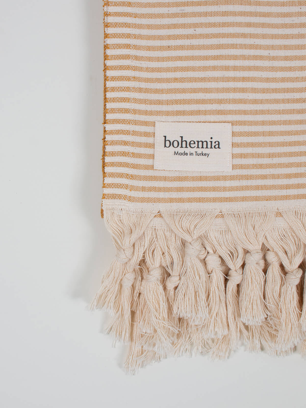 Premium Amalfi Hammam Towel - Soft & Absorbent Mustard Turkish Bath Towel for Spa, Beach, Yoga & Travel | Lightweight & Quick-Drying