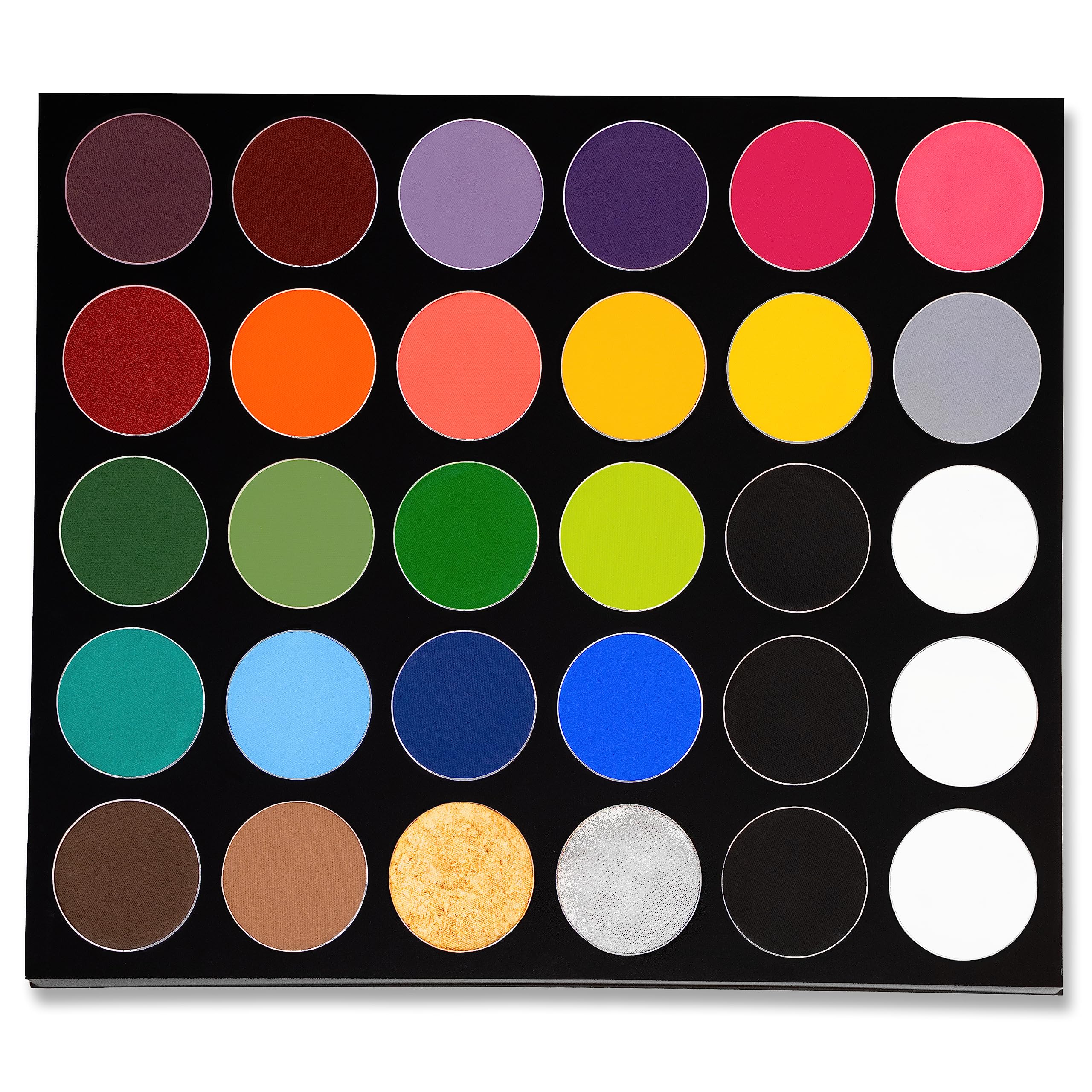 Mehron Makeup Paradise AQ 30 Color Pro Palette - Magnetic Refillable Face & Body Paint Palette for SFX, Halloween, Cosplay, Theater & Professional Makeup Artists | Perfect for Costume Parties, Stage Performances & Special Effects