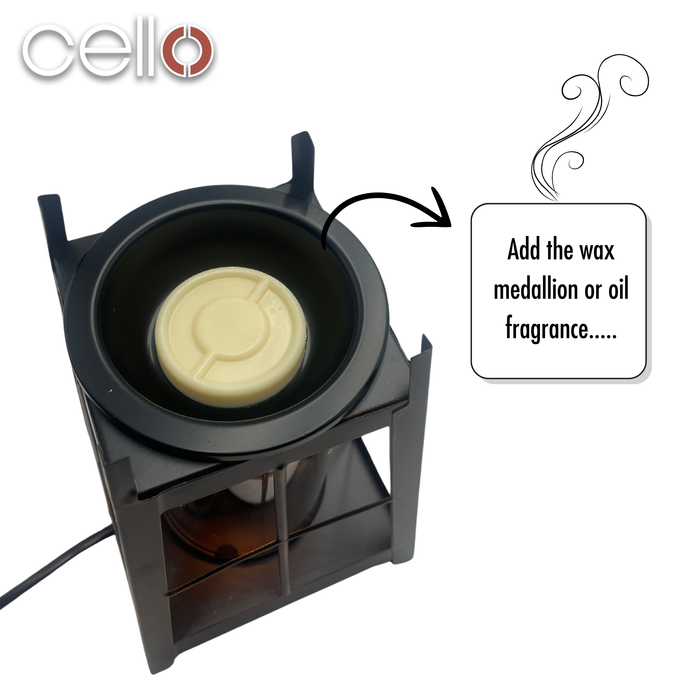 Vintage Edison Style Metal Electric Wax Warmer Lantern - Aromatherapy Wax Melter for Home, Office, Spa & Gift Giving