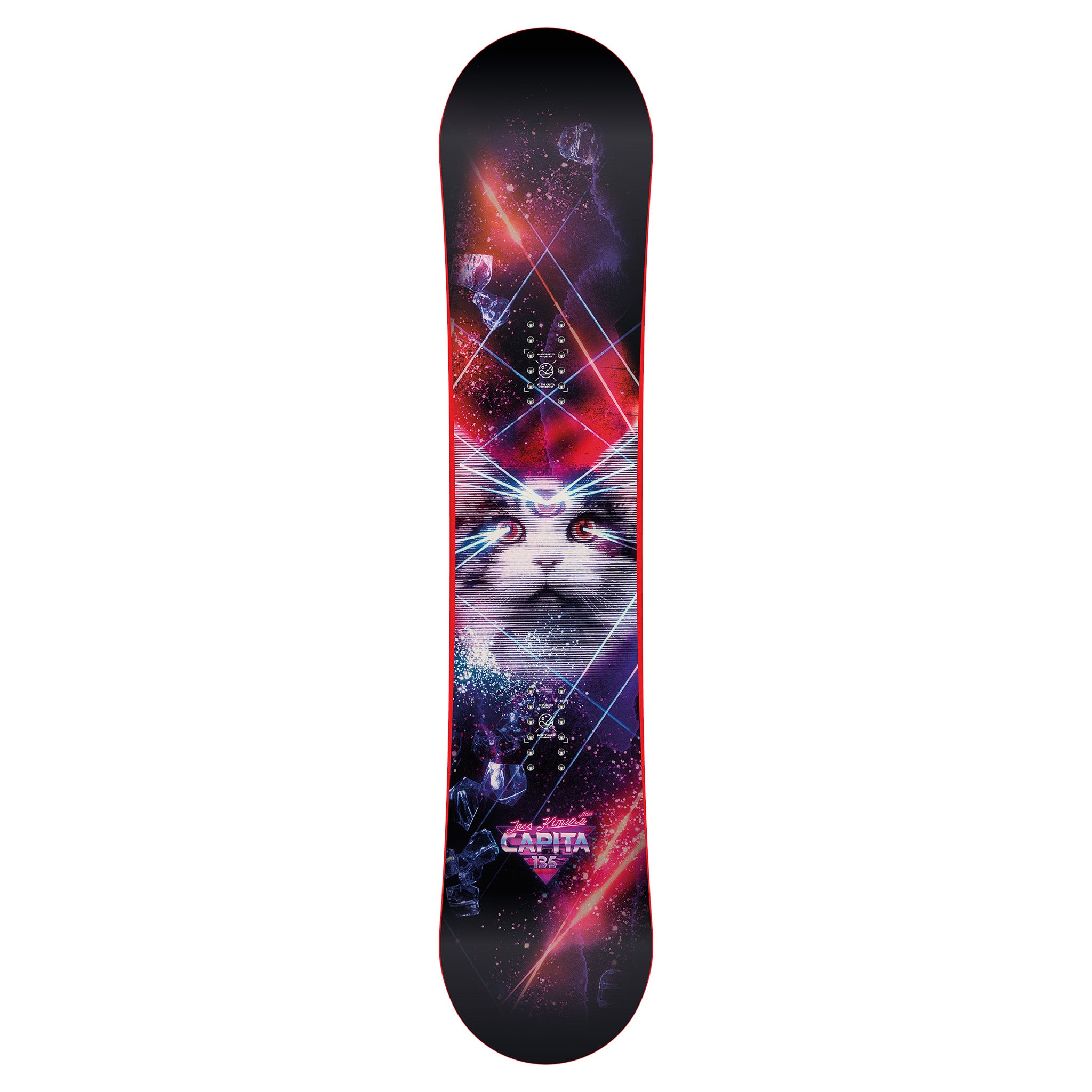 CAPiTA Jess Kimura Mini Snowboard 2025 - Kids & Youth Snowboard for Beginners | Perfect for Park Riding, Freestyle & Learning Snowboarding Skills