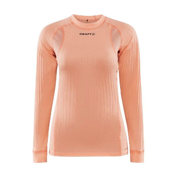 Craft Active Extreme X CN LS Women's Long Sleeve Running Shirt - Lightweight Moisture-Wicking Performance Top for Outdoor Workouts, Hiking & Cold Weather Training