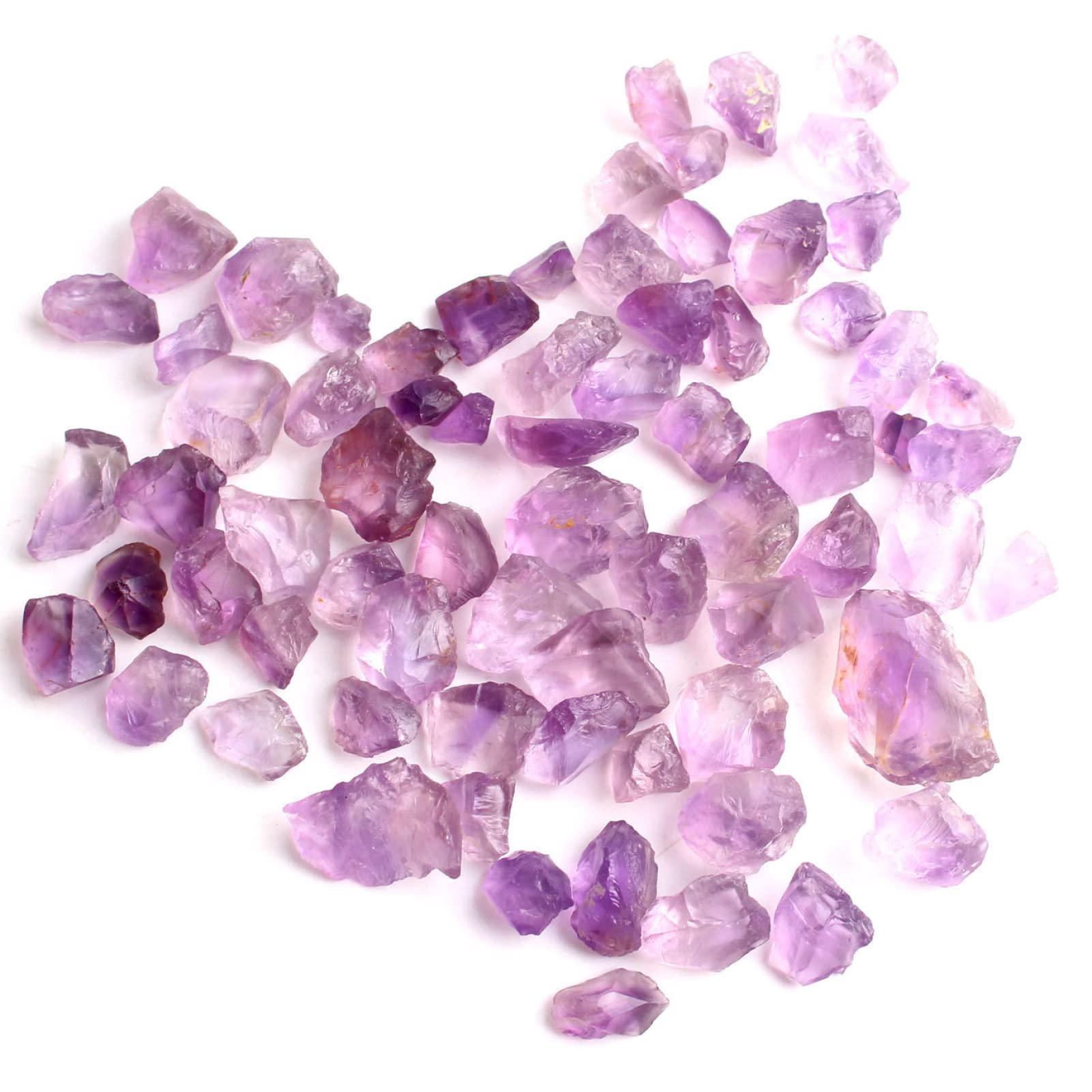 30g Natural Amethyst Tumbled Chips - Crushed Healing Crystals for Jewelry Making, DIY Crafts, Home Decor & Aquarium Fish Tank Decoration | Spiritual Healing, Meditation & Feng Shui Use