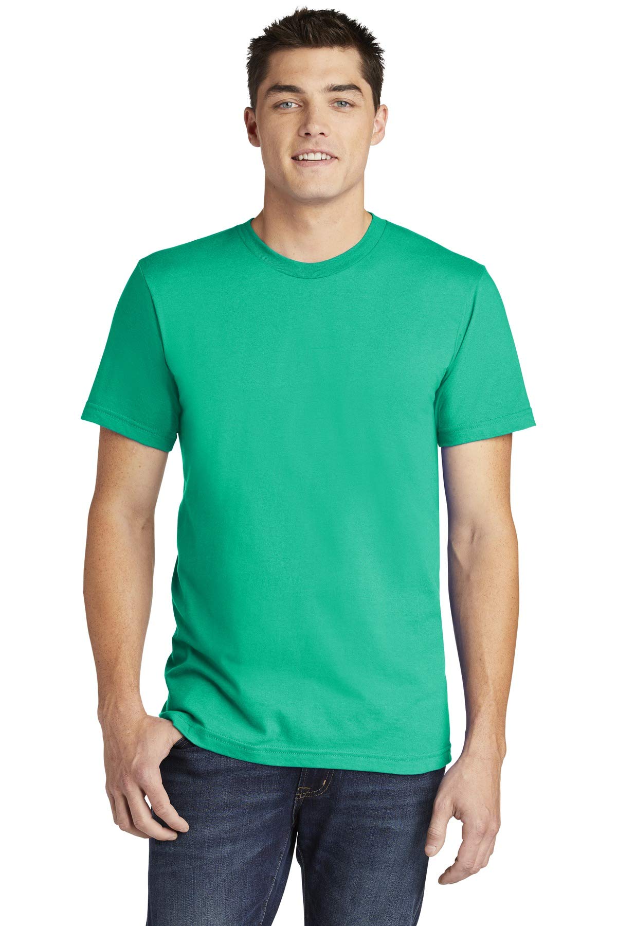 American Apparel Premium Cotton Fine Jersey T-Shirt (2001W) - Soft Unisex Basic Tee for Men & Women - Perfect for Casual Wear, Layering, and Everyday Comfort