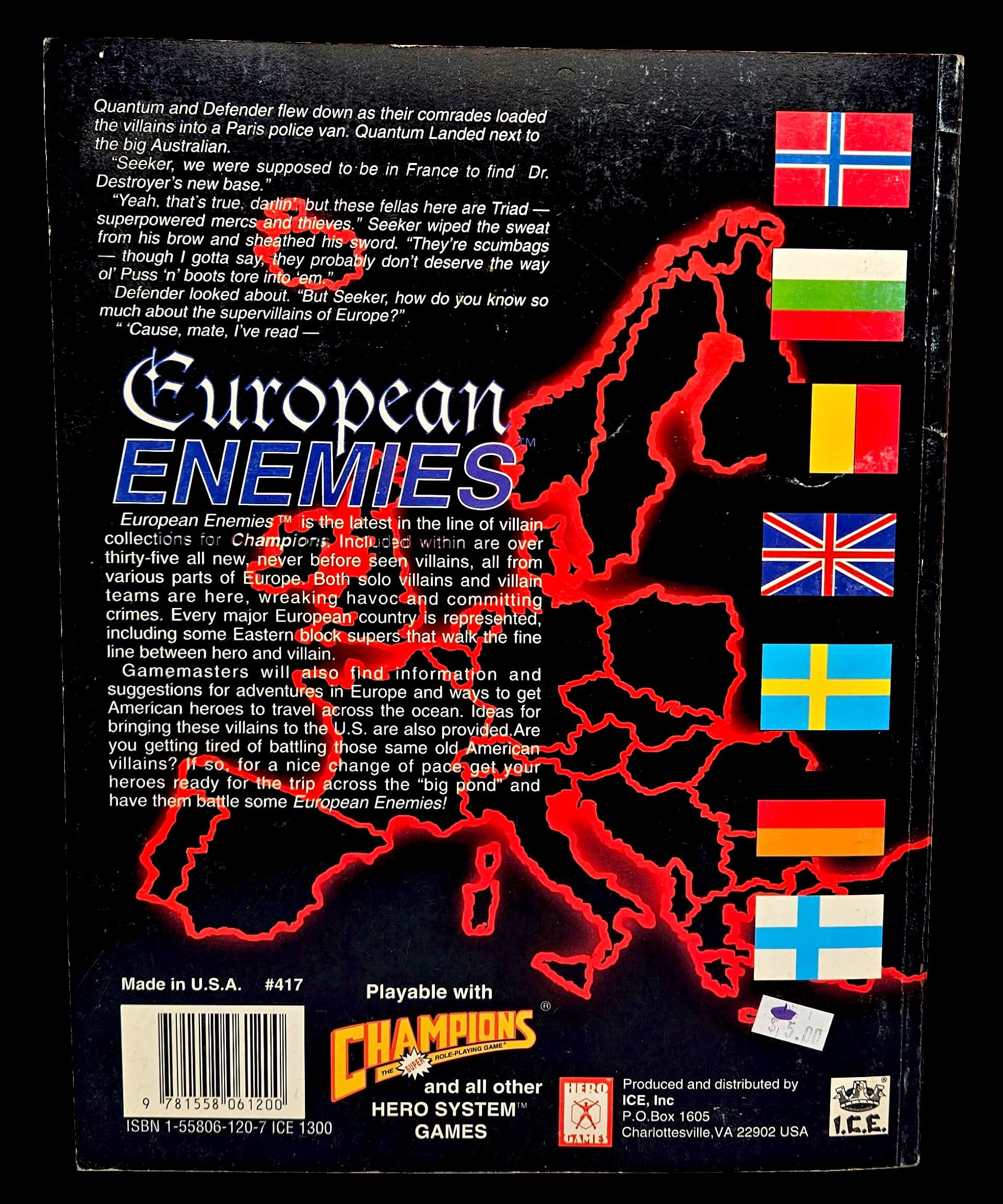 European Enemies - Champions - Hero Games | Action-Packed Strategy Board Game for Adults & Teens | Perfect for Game Nights & Family Gatherings