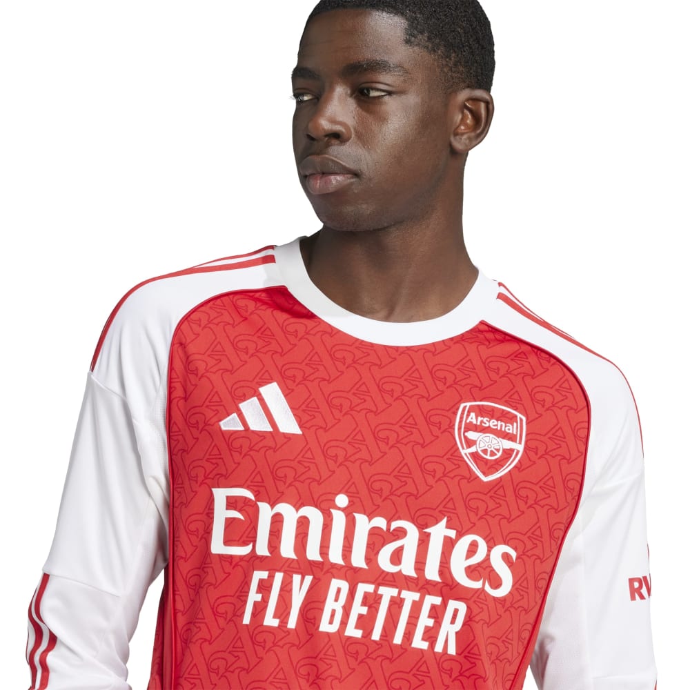 Arsenal FC 2025/26 Adult Long Sleeve Home Jersey - Official Premier League Soccer Shirt for Men - Perfect for Match Days & Fan Events