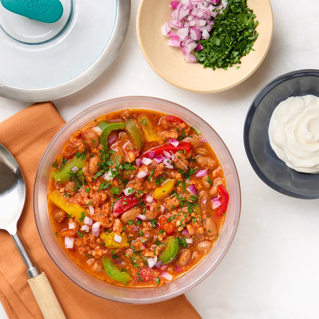 Easy One Dish Turkey Chili Recipe - Quick & Healthy Homemade Meal for Busy Weeknights | Perfect for Family Dinners & Meal Prep