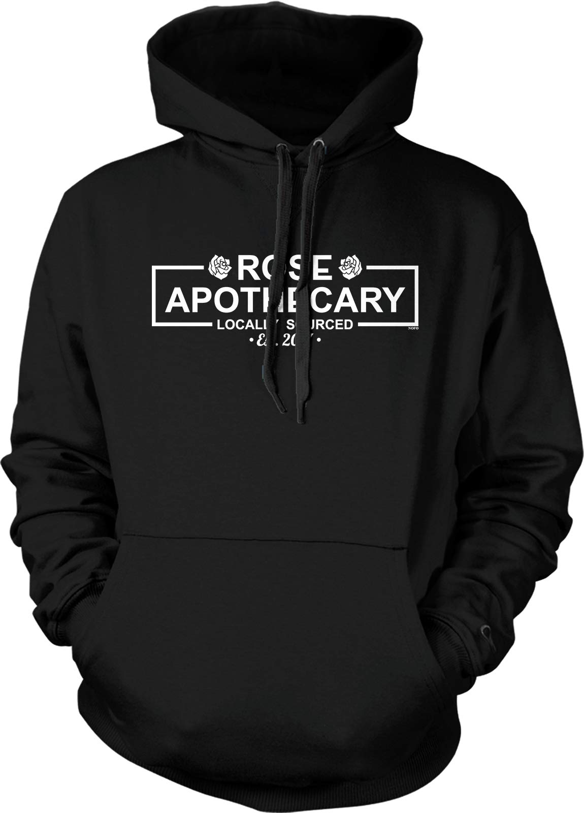 Rose Apothecary Premium Hooded Sweatshirt | Locally Sourced Cotton | Est. 2017 | Cozy Pullover for Fall & Winter | Perfect for Casual Wear & Outdoor Activities