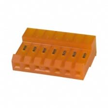 MTA-156 Series Wire-to-Board Connector 3.96mm Pitch 7-Pin Receptacle Header (250-Pack) for PCB Electronics, Automotive and Industrial Applications