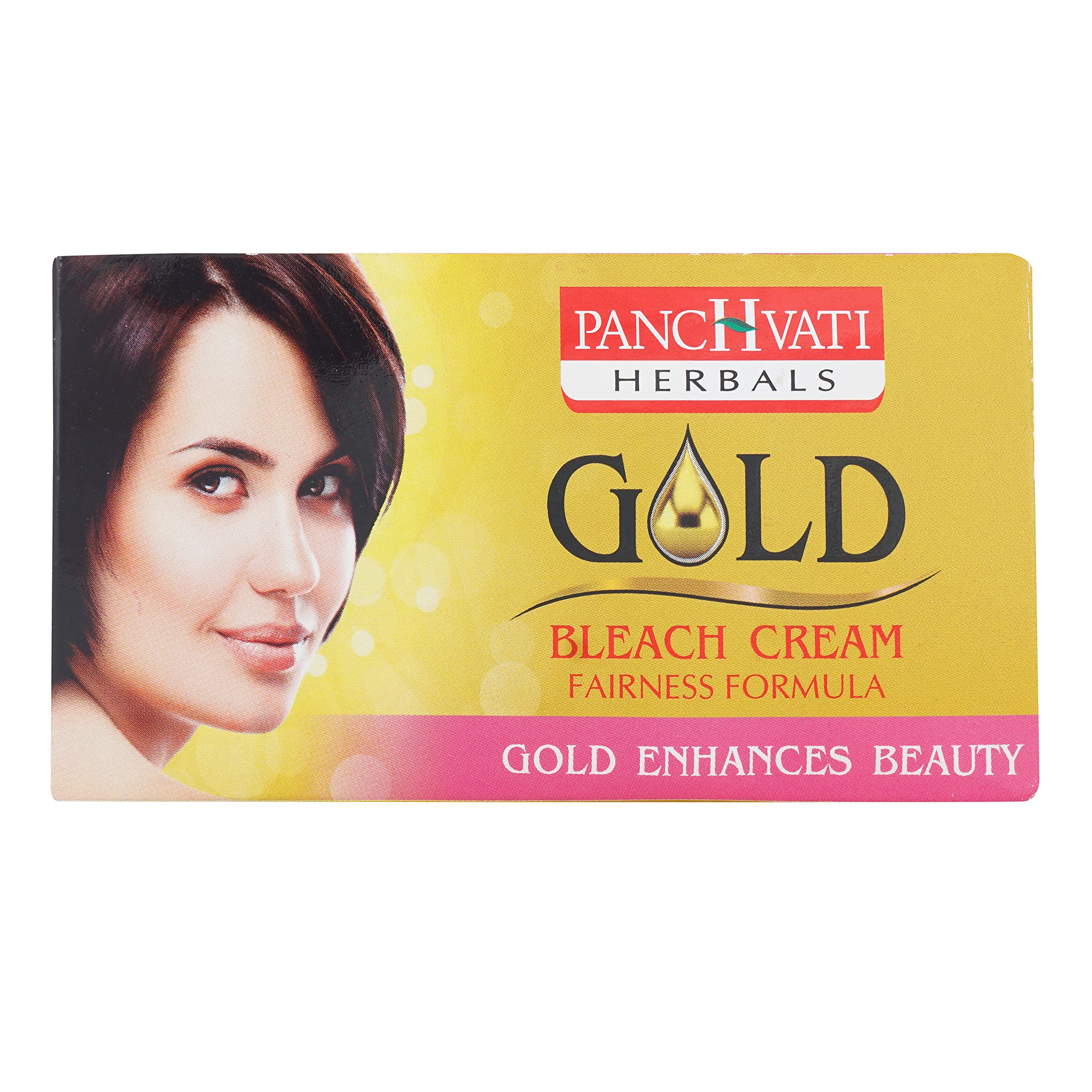 Panchvati Gold Bleach Cream - Skin Lightening & Brightening Gel for Women (200g, Multicolor) | Gentle Face & Body Bleach for Smooth Skin | Perfect for Pre-Party Glow & Special Occasions