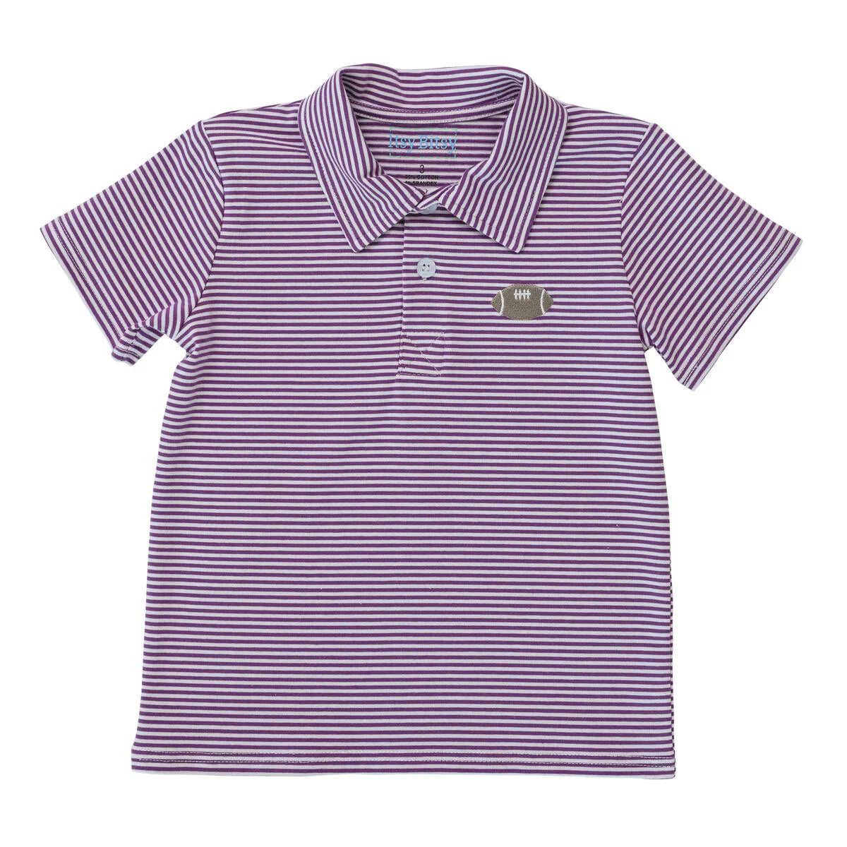 Stylish Purple Polo Shirt for Game Day - Comfortable & Trendy Men's Casual Wear - Perfect for Tailgating, Sports Events & Outdoor Activities