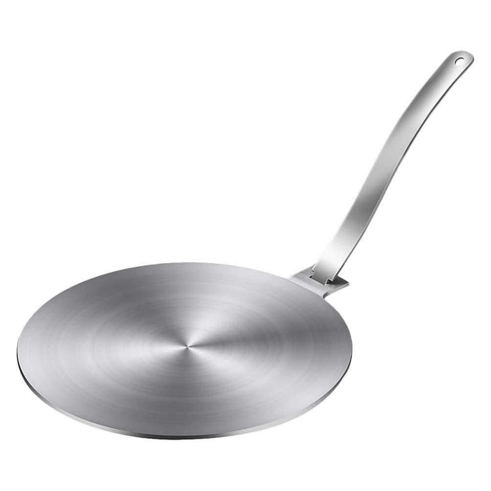 Operitacx Stainless Steel Induction Cooktop Adapter Plate - Heat Diffuser & Thermal Guide for Even Cooking - Perfect for Gas, Electric & Induction Stoves - Essential Kitchen Tool for Sauces, Soups & Delicate Dishes