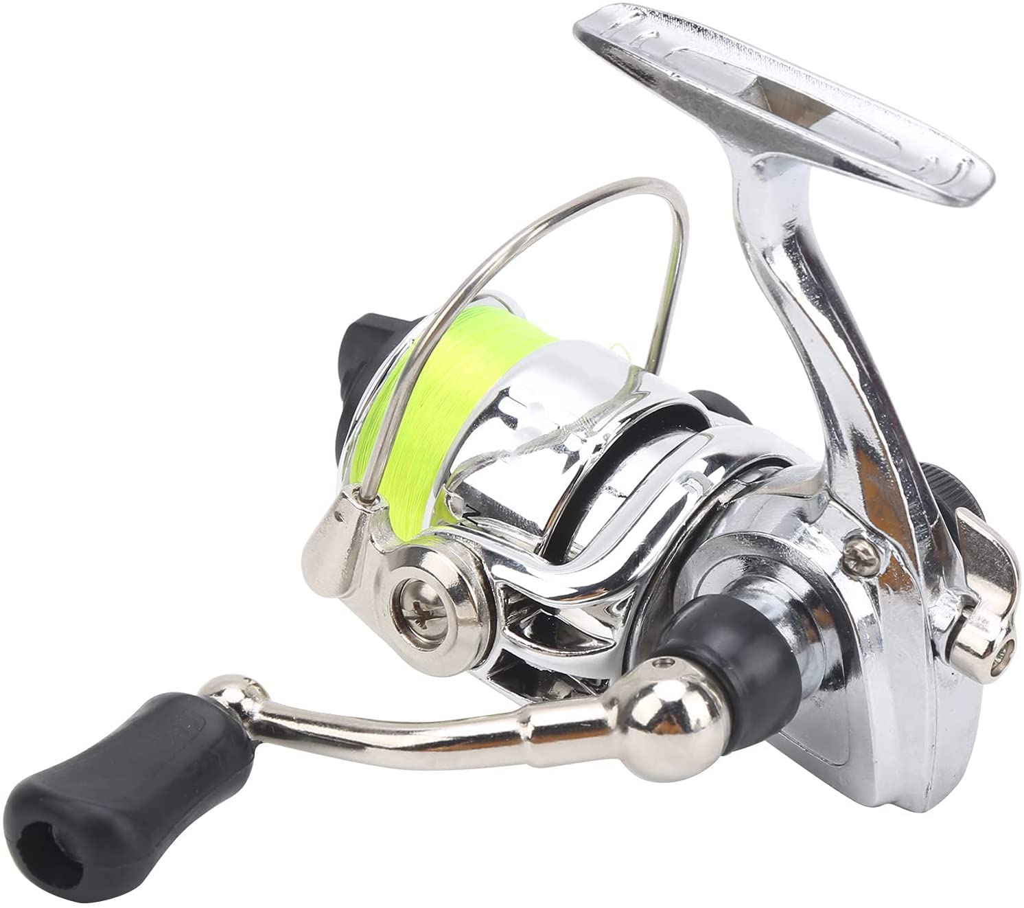 Premium Spinning Fishing Reel - 2+1 Bearings, 4.3:1 Gear Ratio - Lightweight Portable Fishing Wheel - Ideal for Freshwater & Saltwater Fishing (Color: Default)